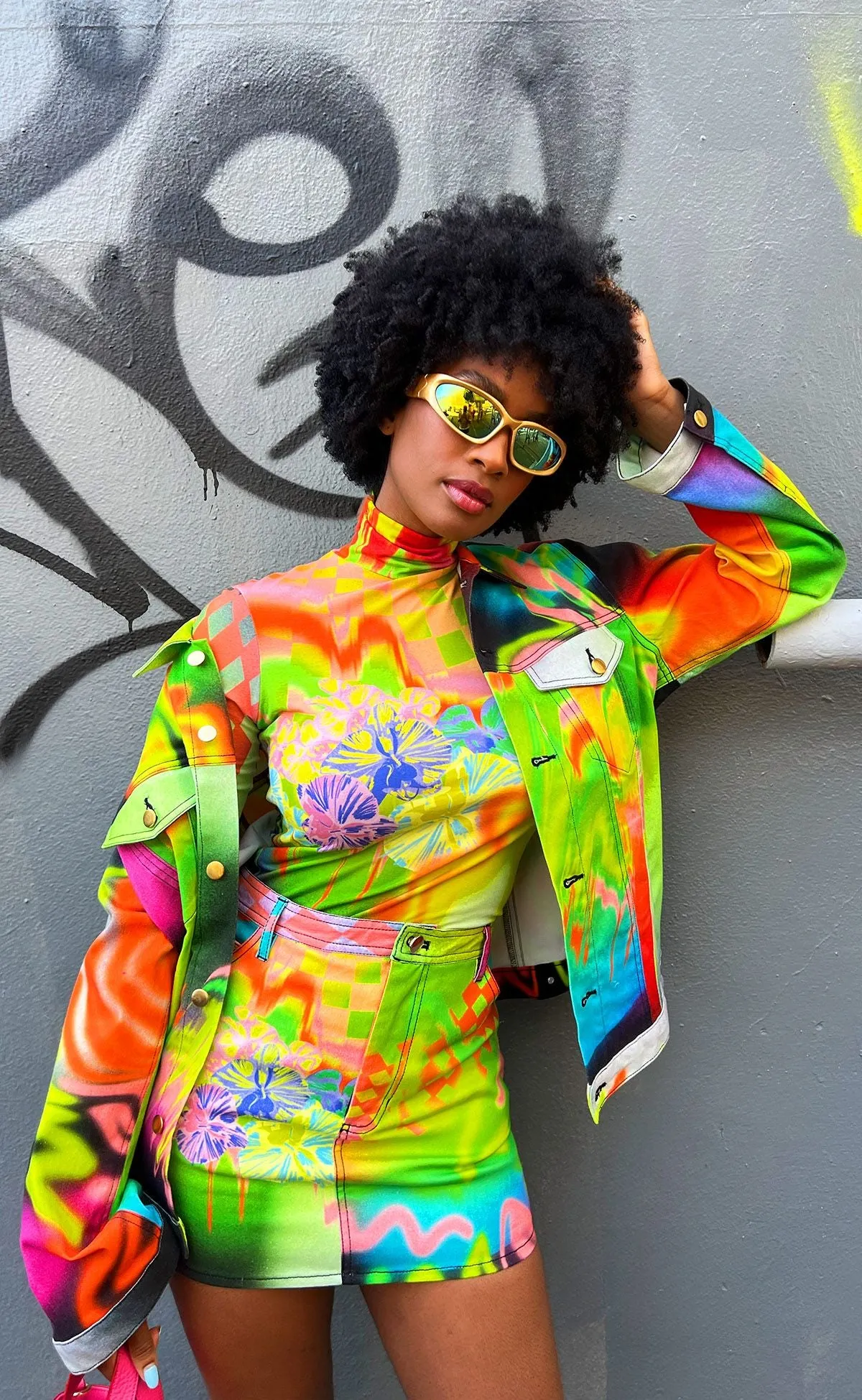 Graffiti Denim Jacket