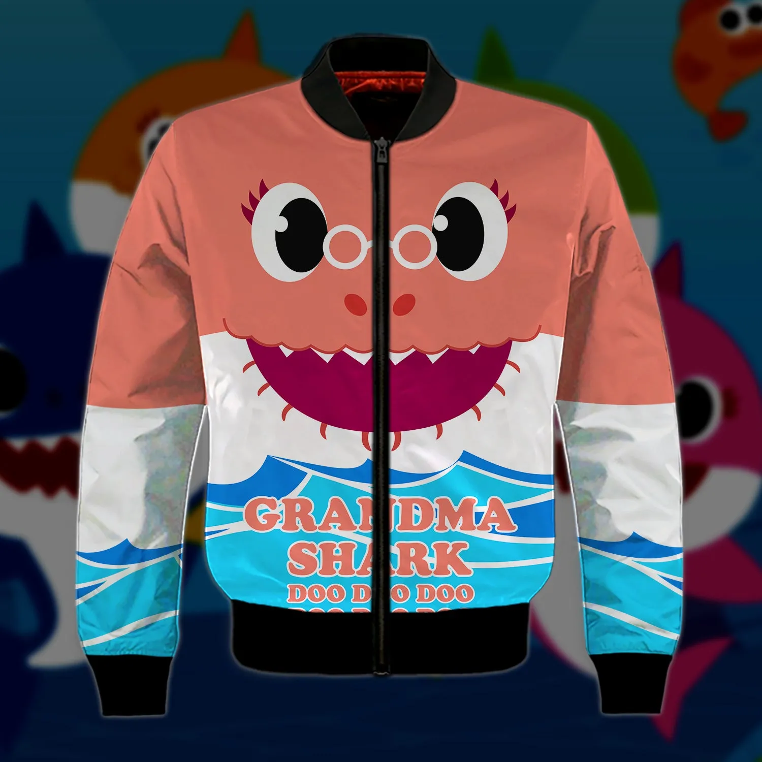 Grandma Shark Doo Doo Doo , 3D Full Print