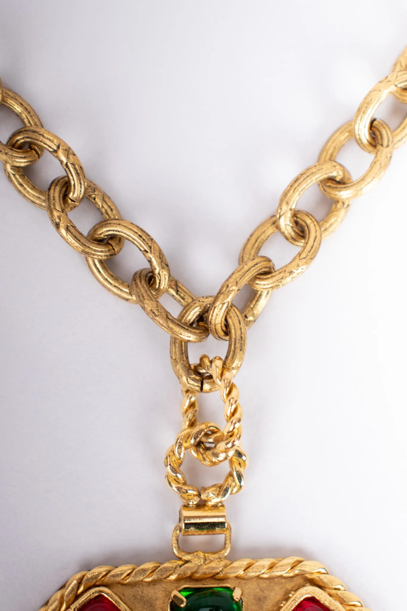Gripoix Medallion Pendant