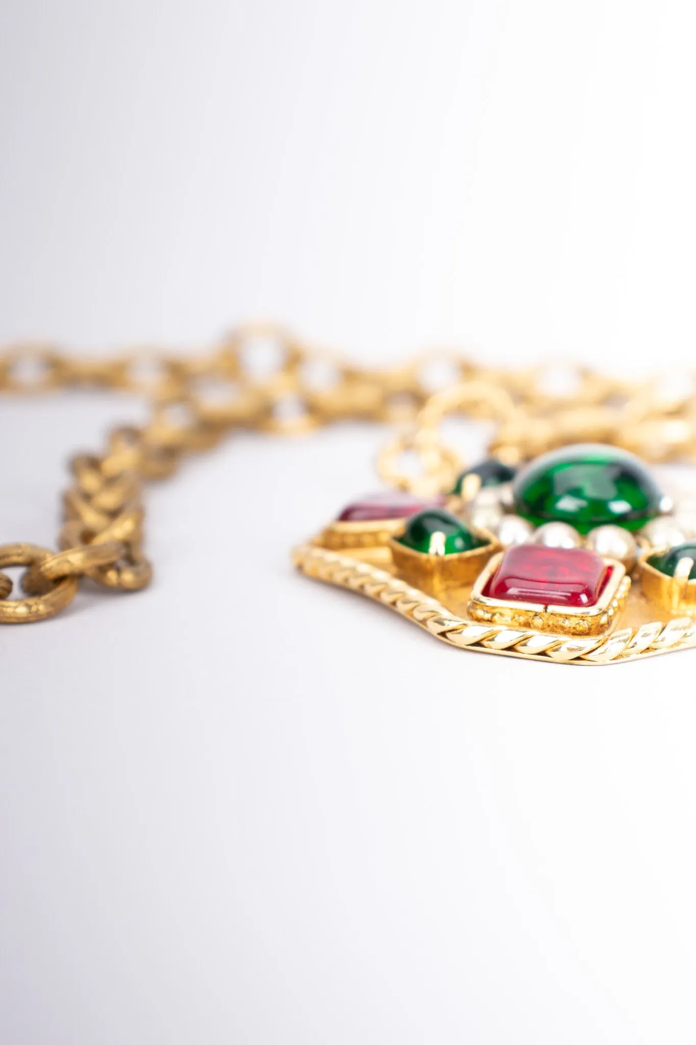 Gripoix Medallion Pendant