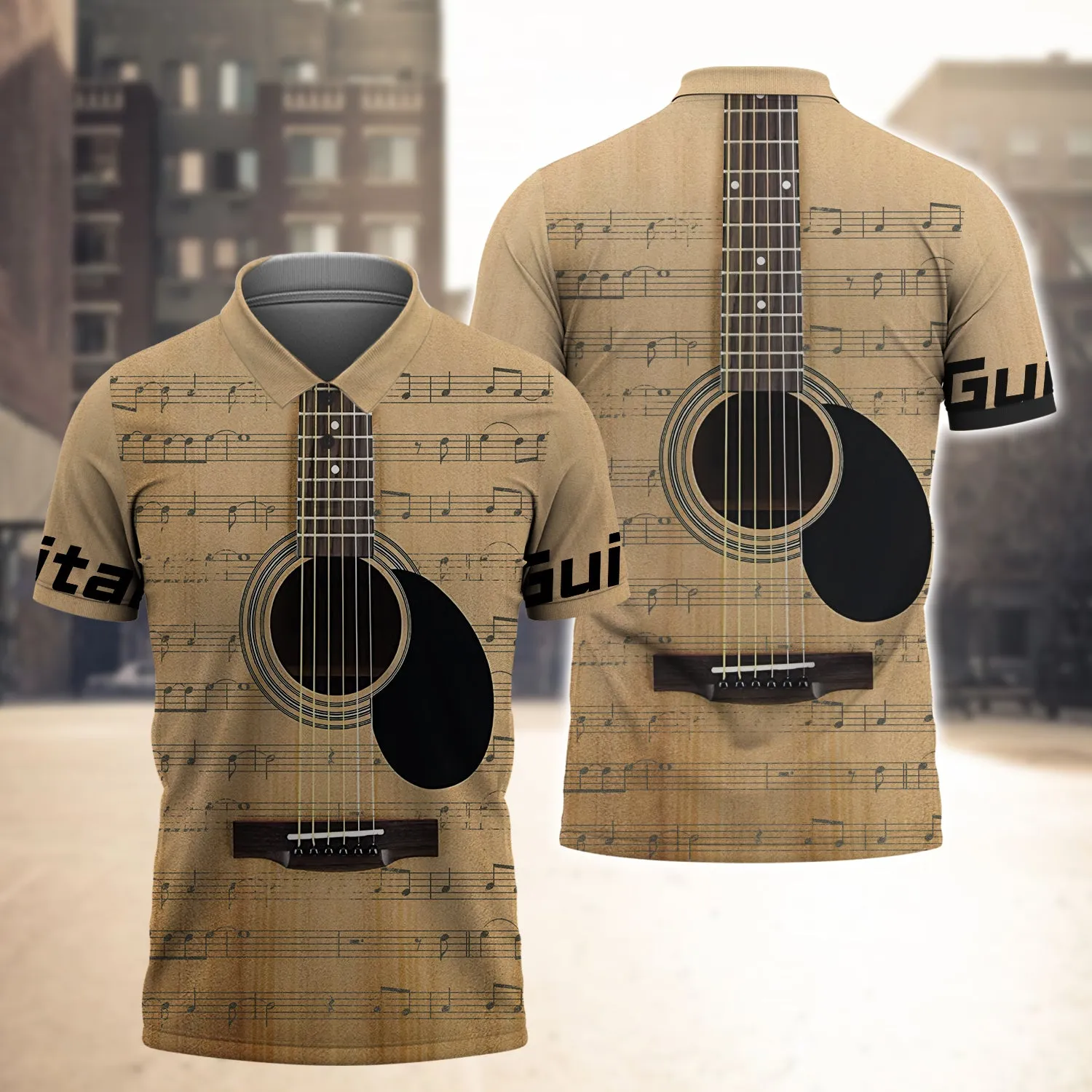 Guitar Music (Ver 1) 3D Full Print