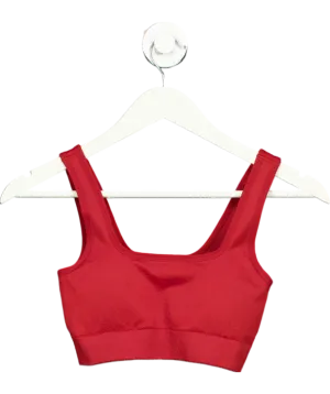 gymshark Red Adapt Fleck Sports Bra UK S