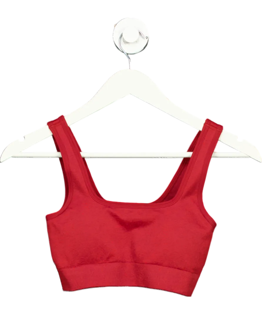 gymshark Red Adapt Fleck Sports Bra UK S