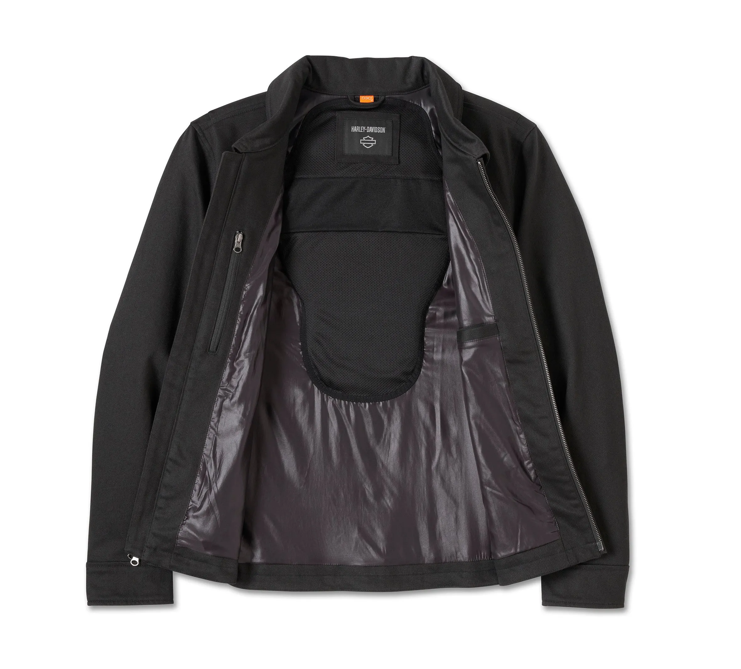 H-D Gas Station Textile Riding Jacket - Harley Black