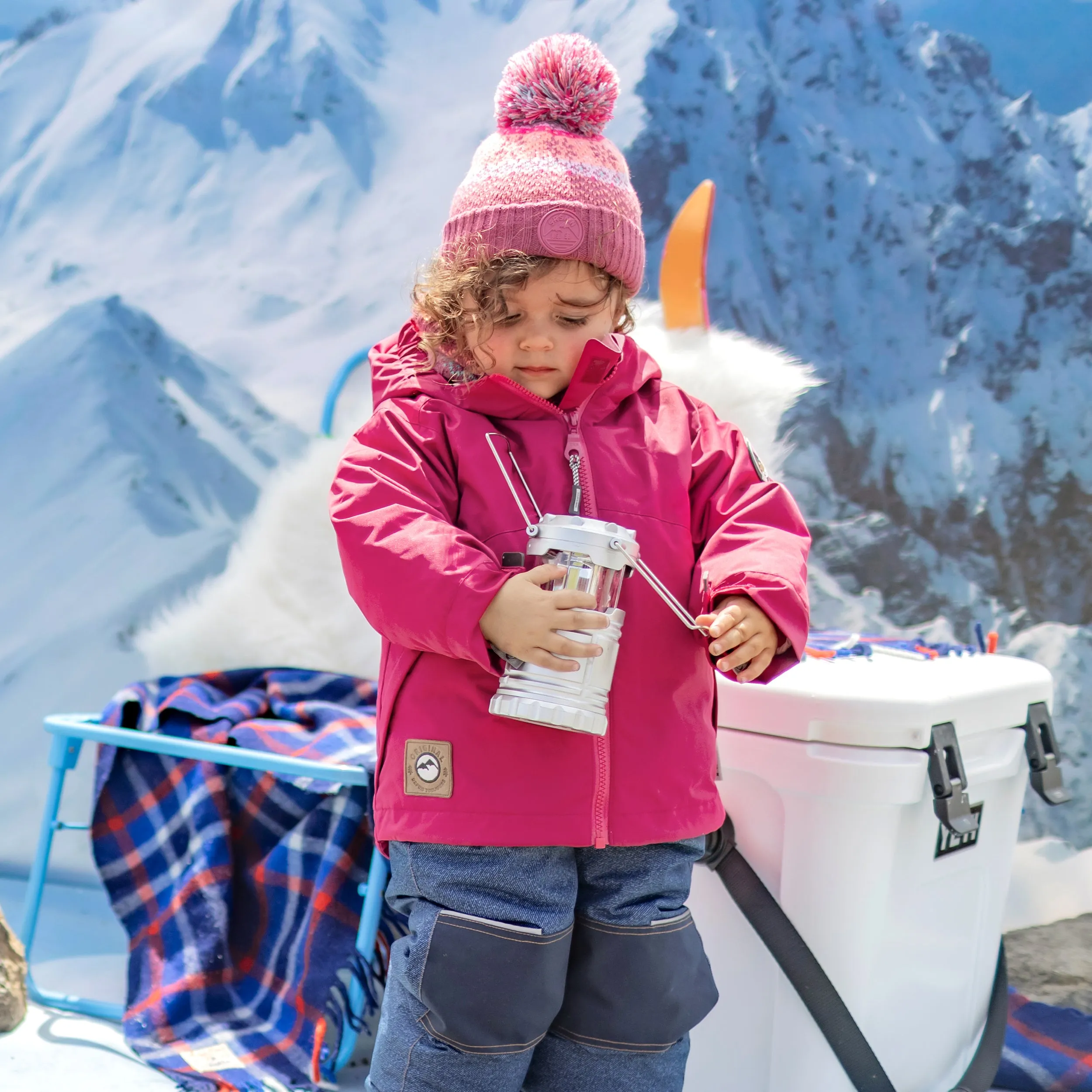 Habit de neige 3 en 1 rose et bleu denim, bébé || 3-in-1 snowsuit pink and denim bleu, baby