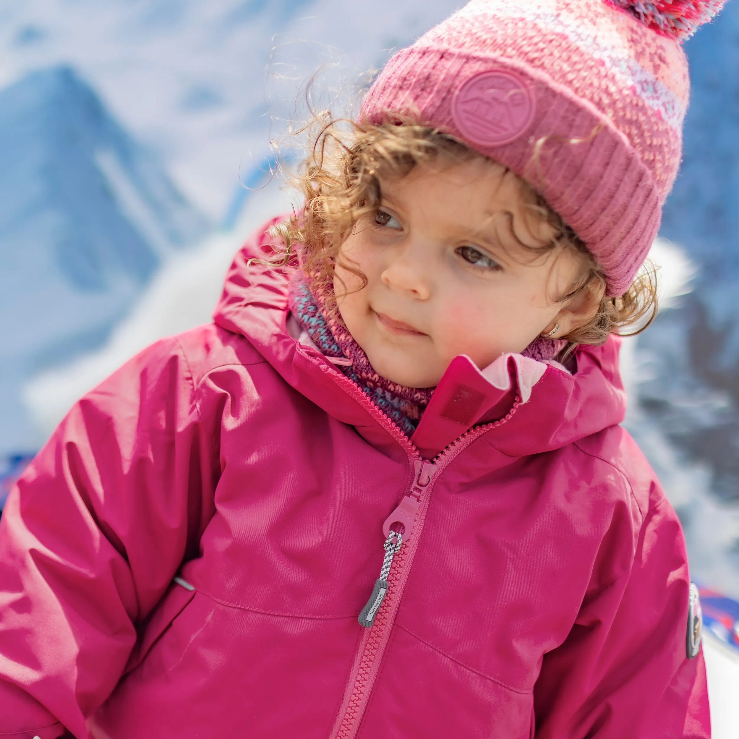 Habit de neige 3 en 1 rose et bleu denim, bébé || 3-in-1 snowsuit pink and denim bleu, baby