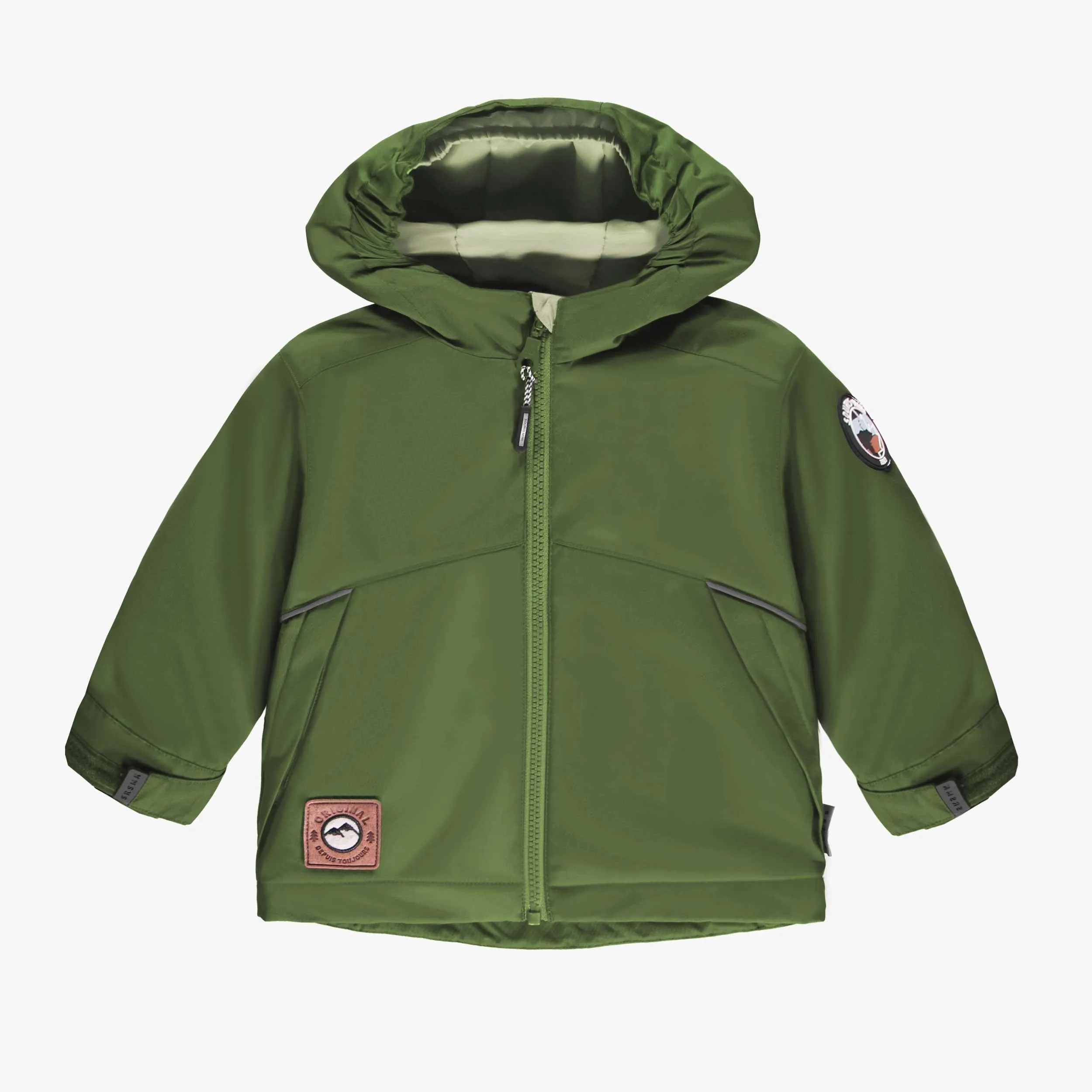 Habit de neige 3 en 1 vert et bleu denim, bébé || 3-in-1 snowsuit green and denim blue, baby