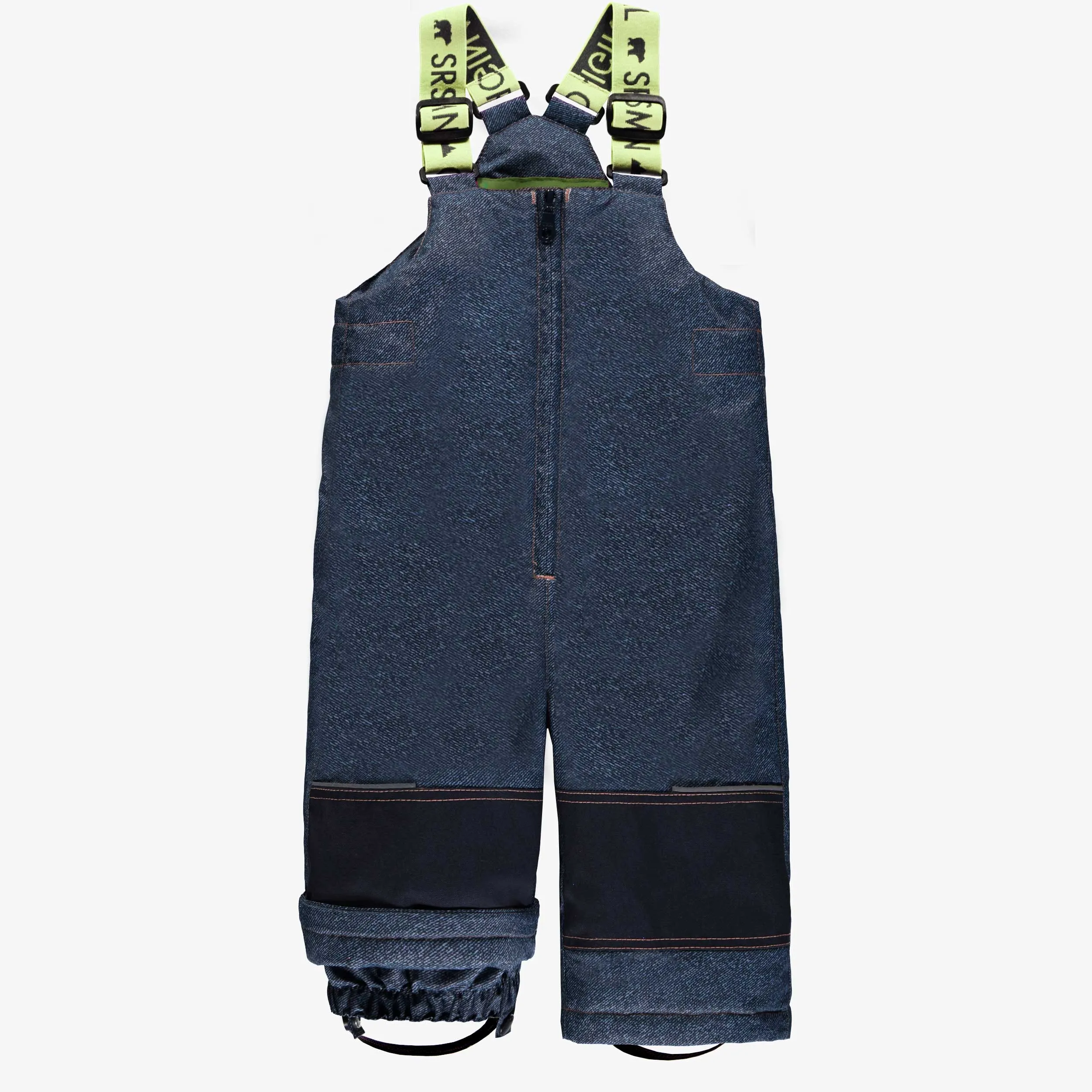 Habit de neige 3 en 1 vert et bleu denim, bébé || 3-in-1 snowsuit green and denim blue, baby