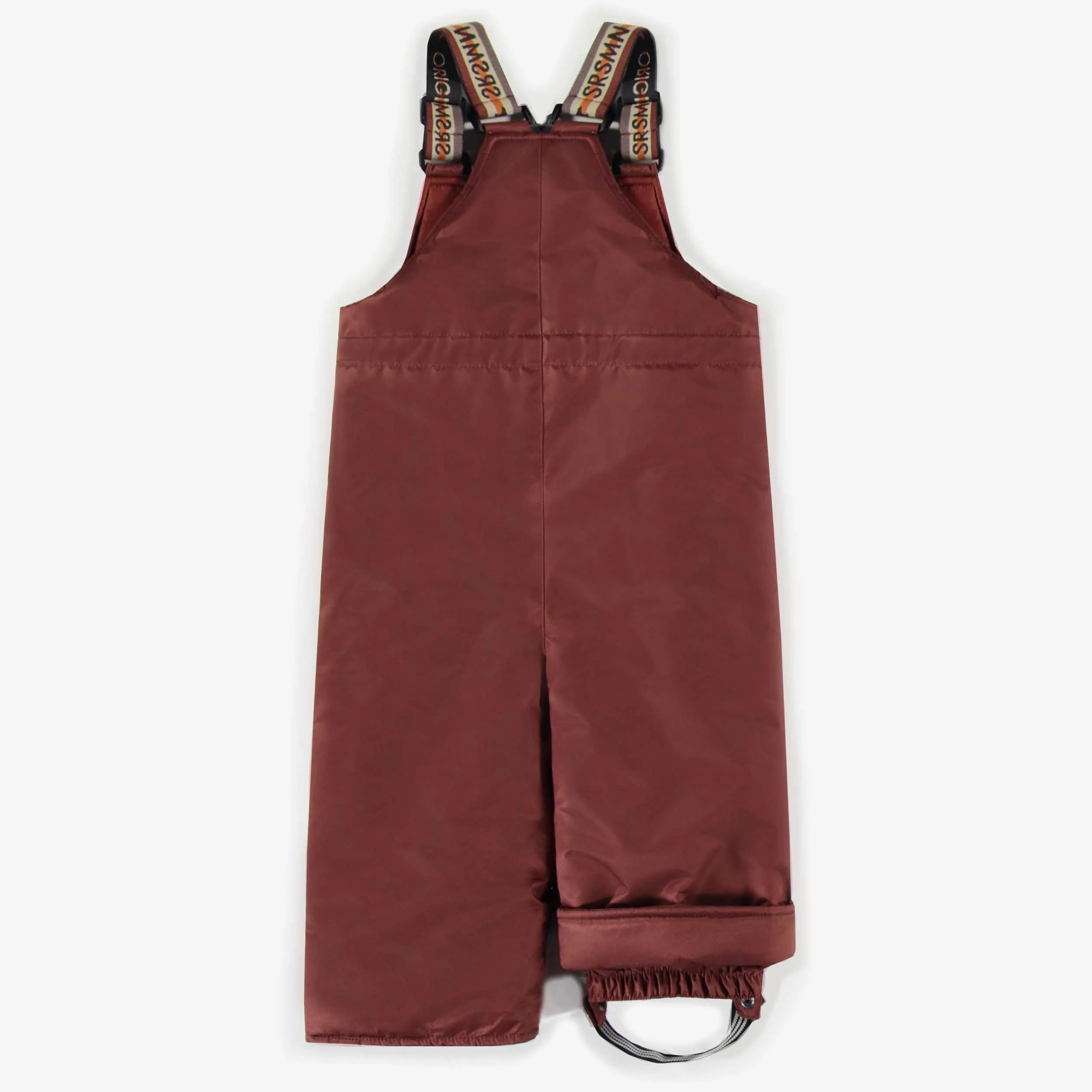 Habit de neige deux-pièces mauve et rouille, bébé || Purple and rust two-pieces snowsuit, baby
