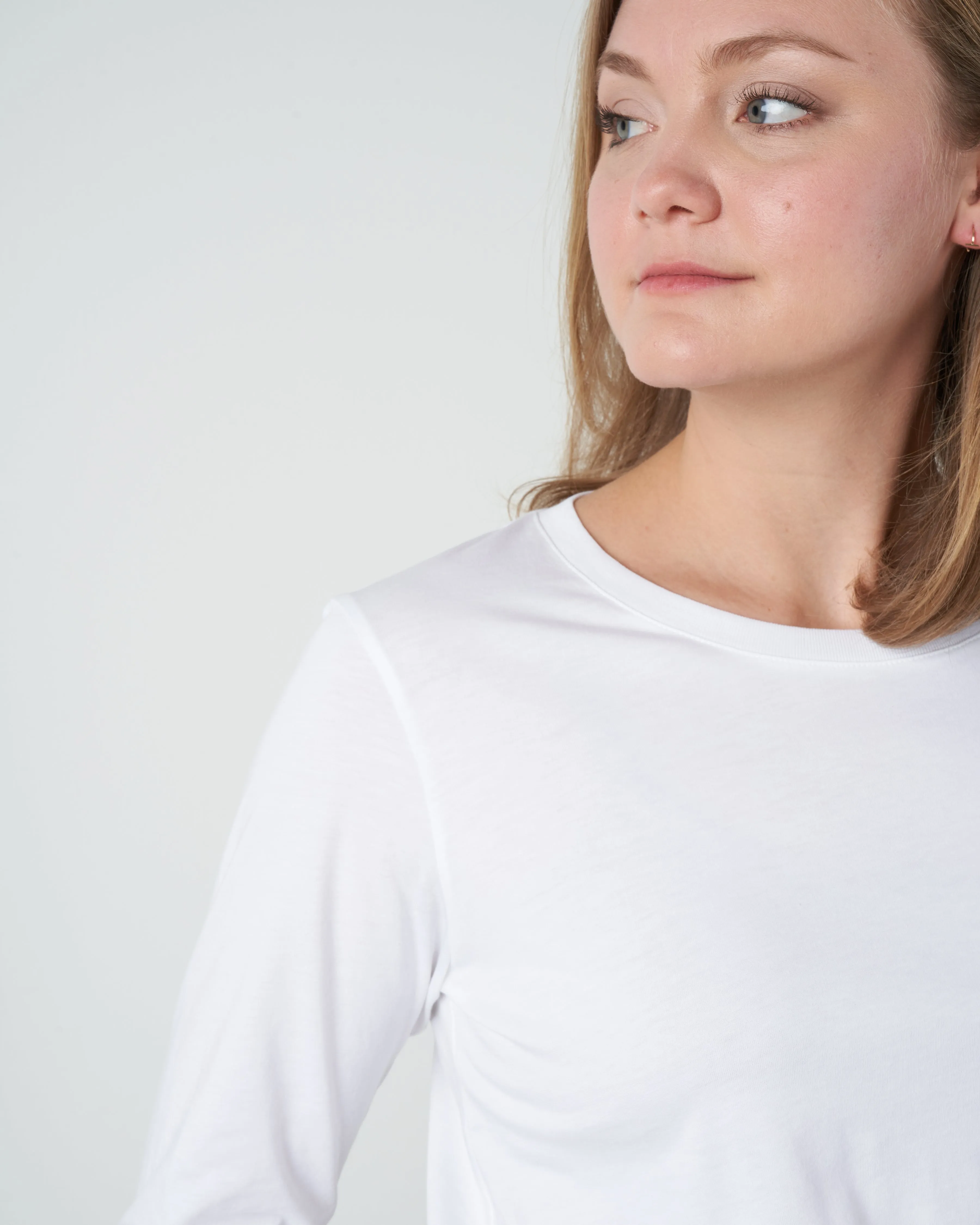 hafiz top - white