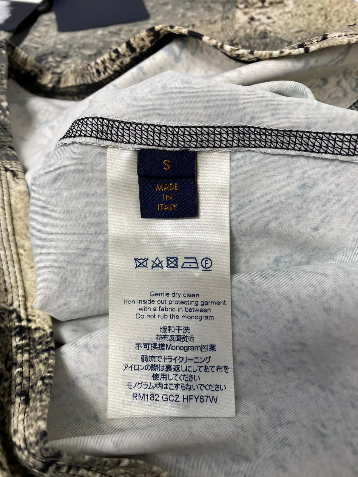 Half Zip Reflective Monogram Pullover