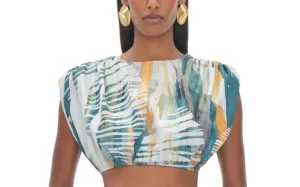 Halima Cropped-Halima Wrap Skirt ::RET
