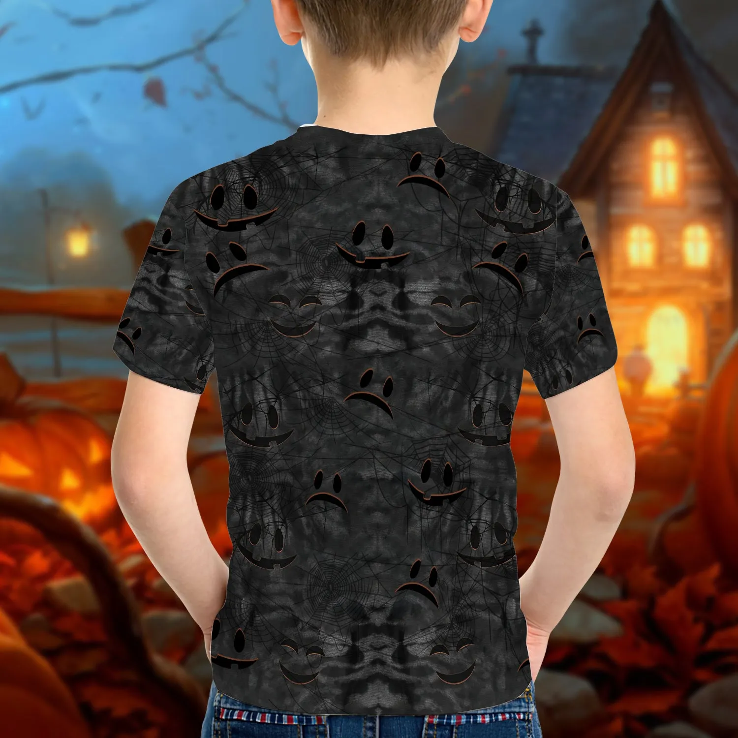 Halloween Is Comming On A Dark Desert Highway Cool Wind In My Hair 3D Kid Tshirt 813 NA93