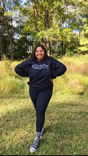Halloweentown University Black Crewneck Sweatshirt