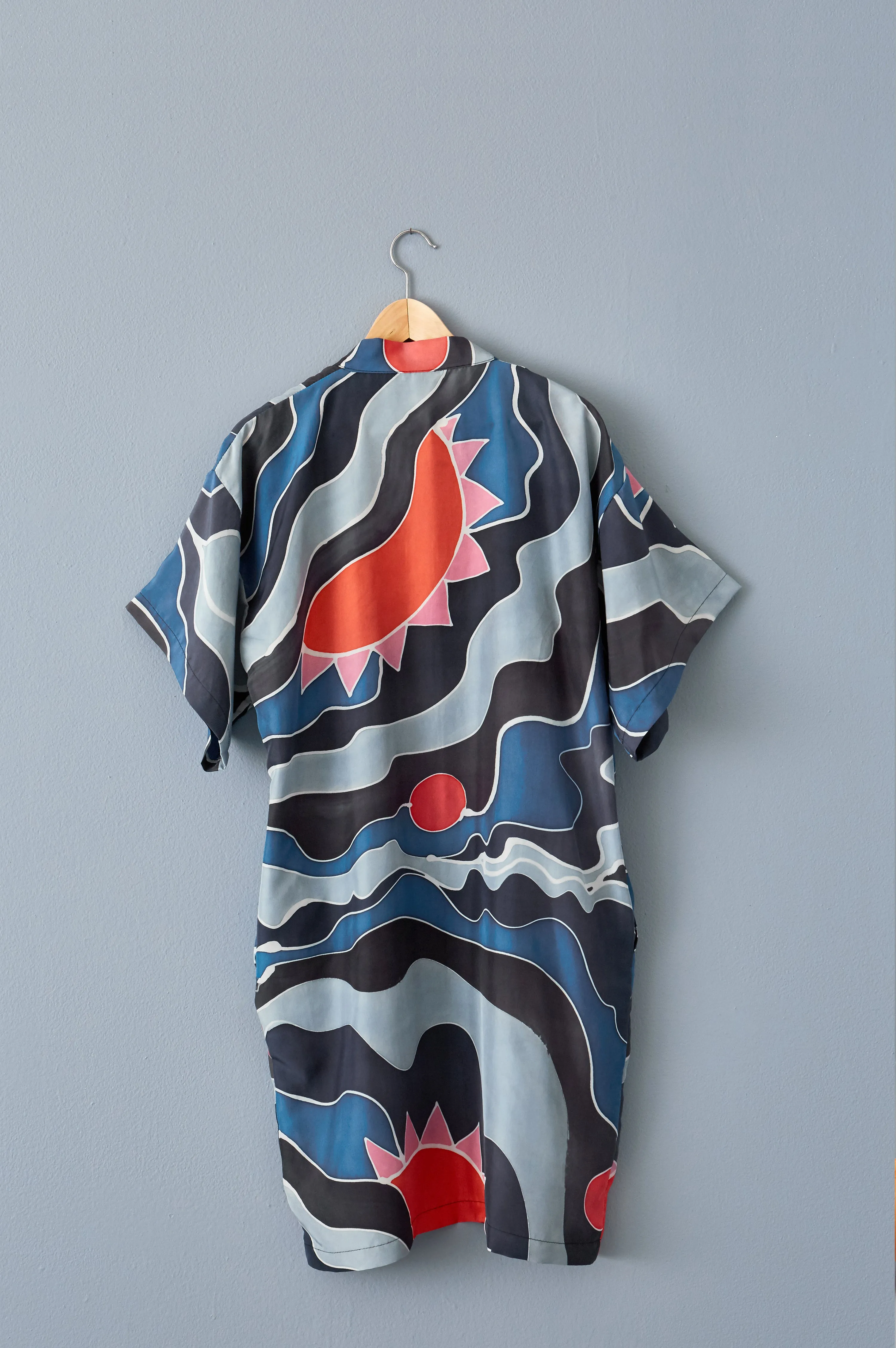 Hand Painted Silk Duster (Long)