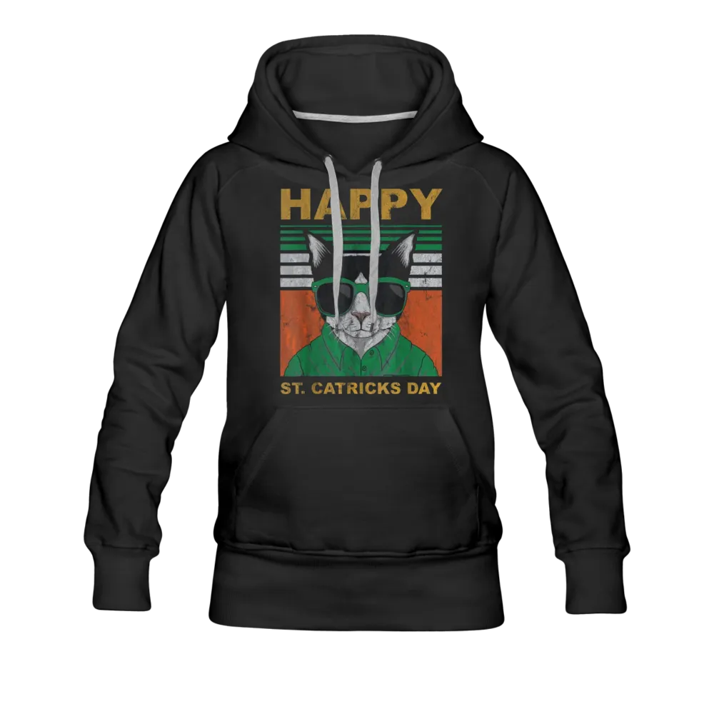 Happy Catrick's Day St. Patrick's Day Women’s Premium Pullover Adult Hoodie