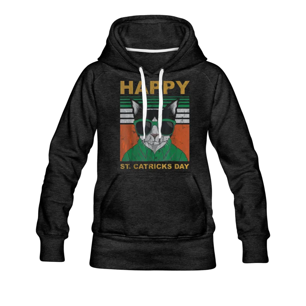 Happy Catrick's Day St. Patrick's Day Women’s Premium Pullover Adult Hoodie