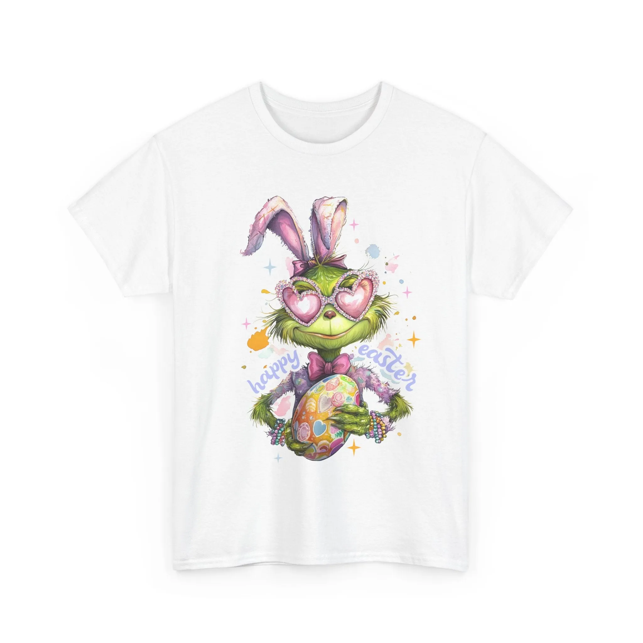 Happy Easter Grinch Unisex Heavy Cotton Tee