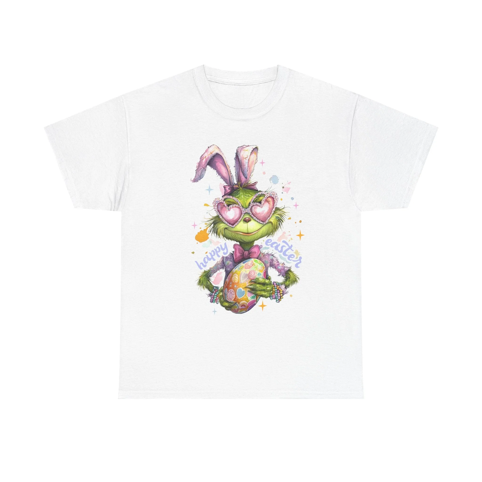 Happy Easter Grinch Unisex Heavy Cotton Tee