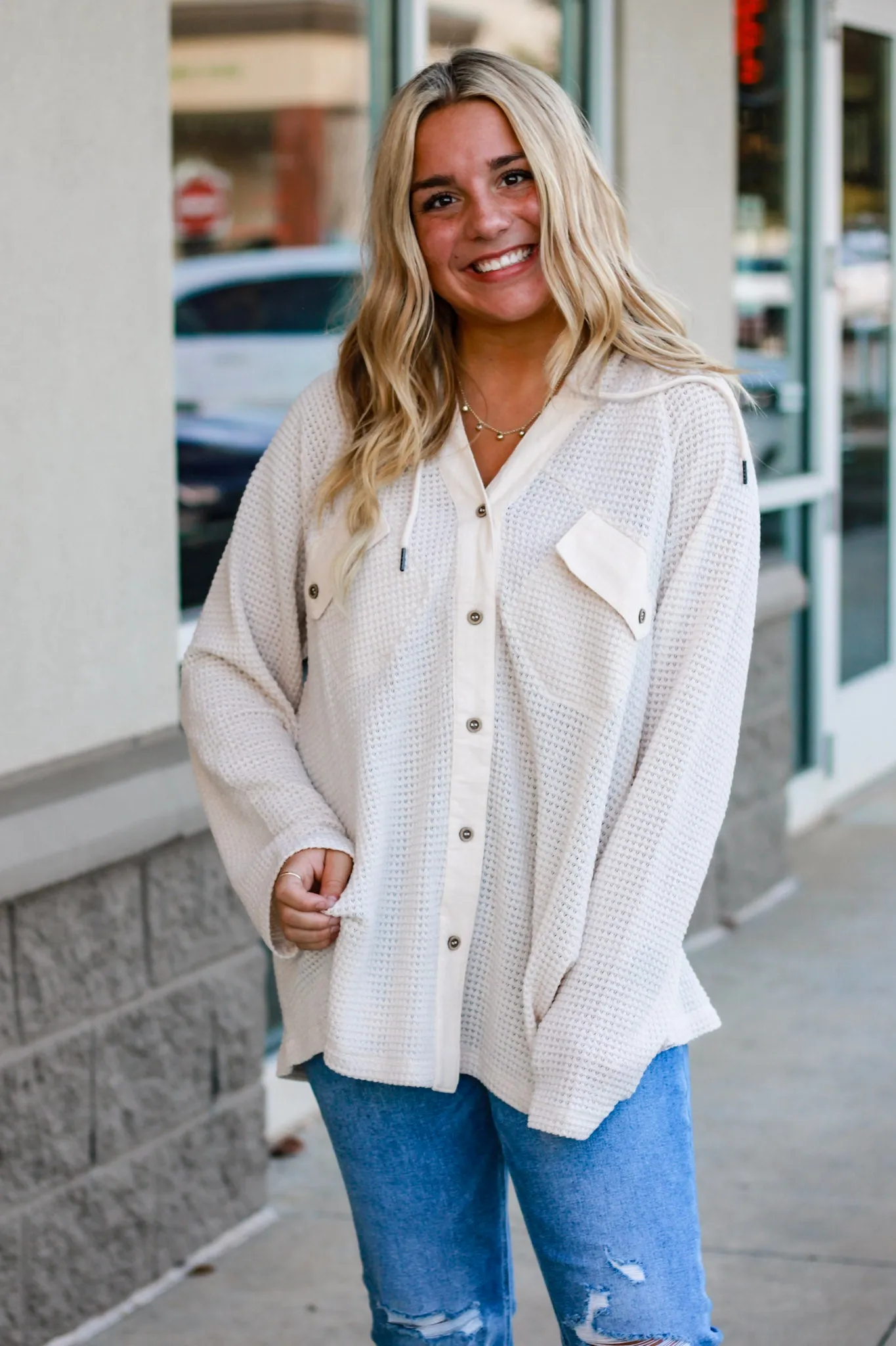 Happy Hayride Top in Cream