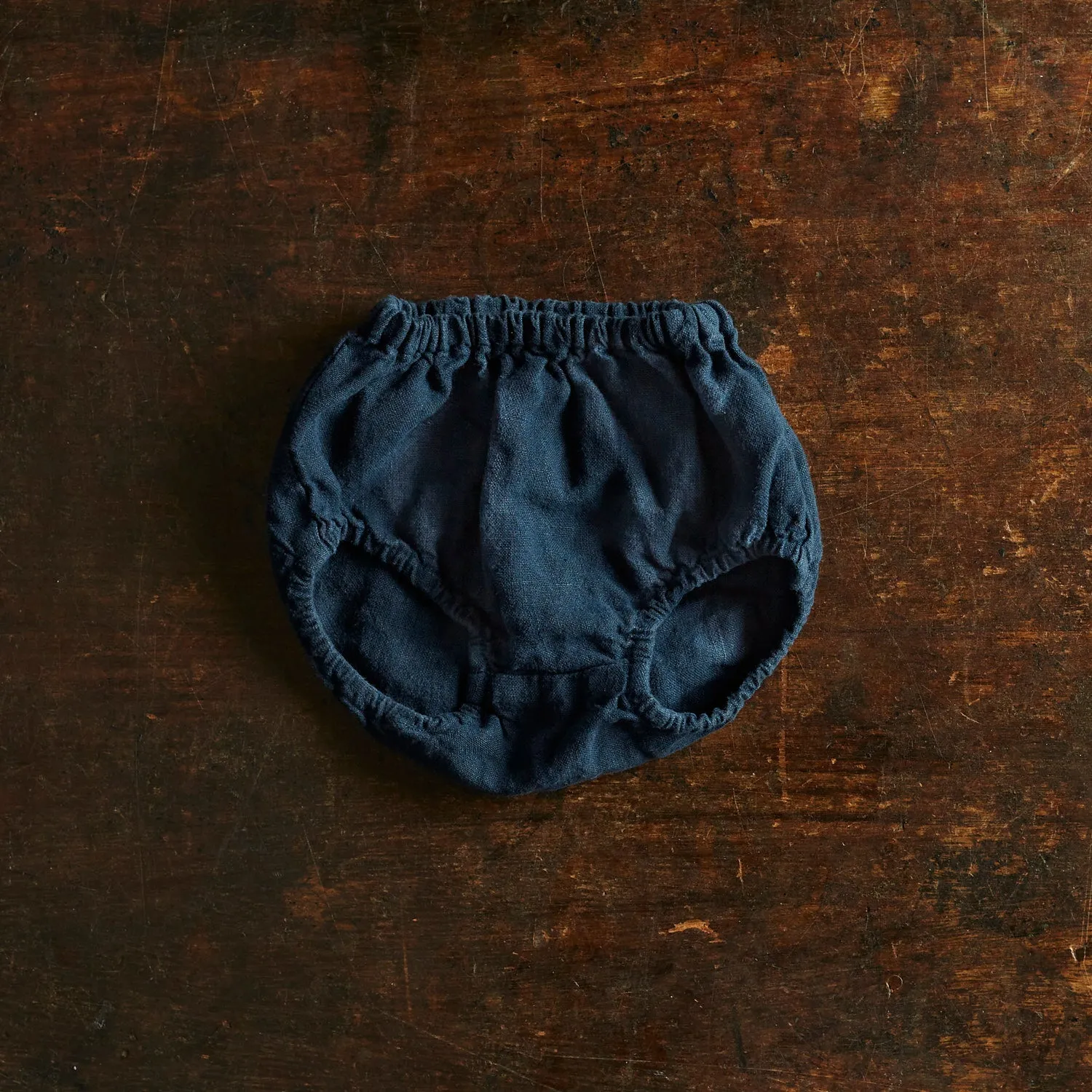 Hazel Baby Bloomers - Linen - Midnight
