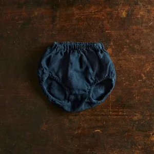 Hazel Baby Bloomers - Linen - Midnight