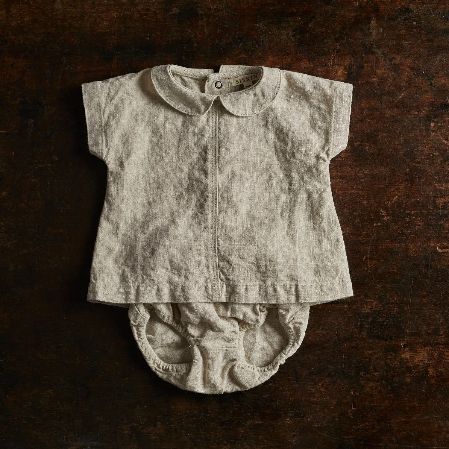 Hazel Baby Bloomers - Linen - Natural