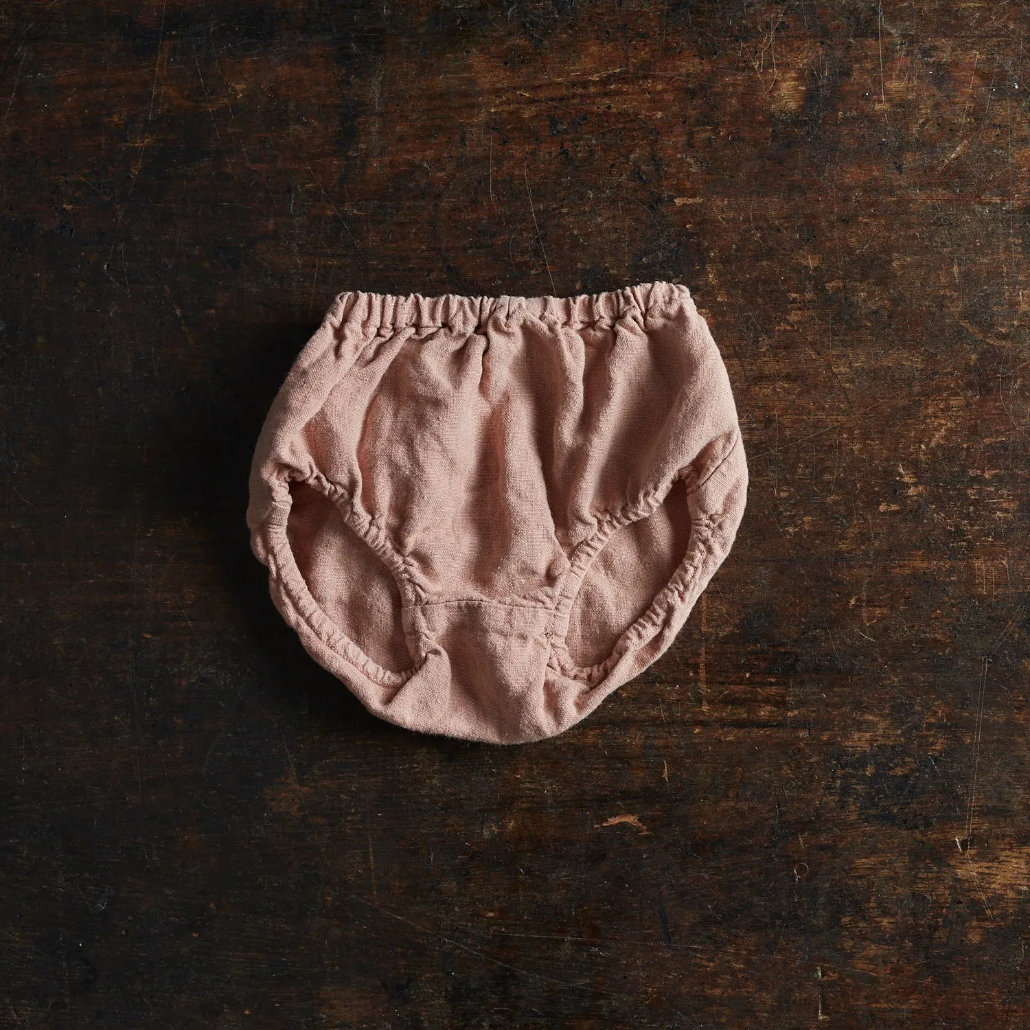 Hazel Baby Bloomers - Linen - Peony