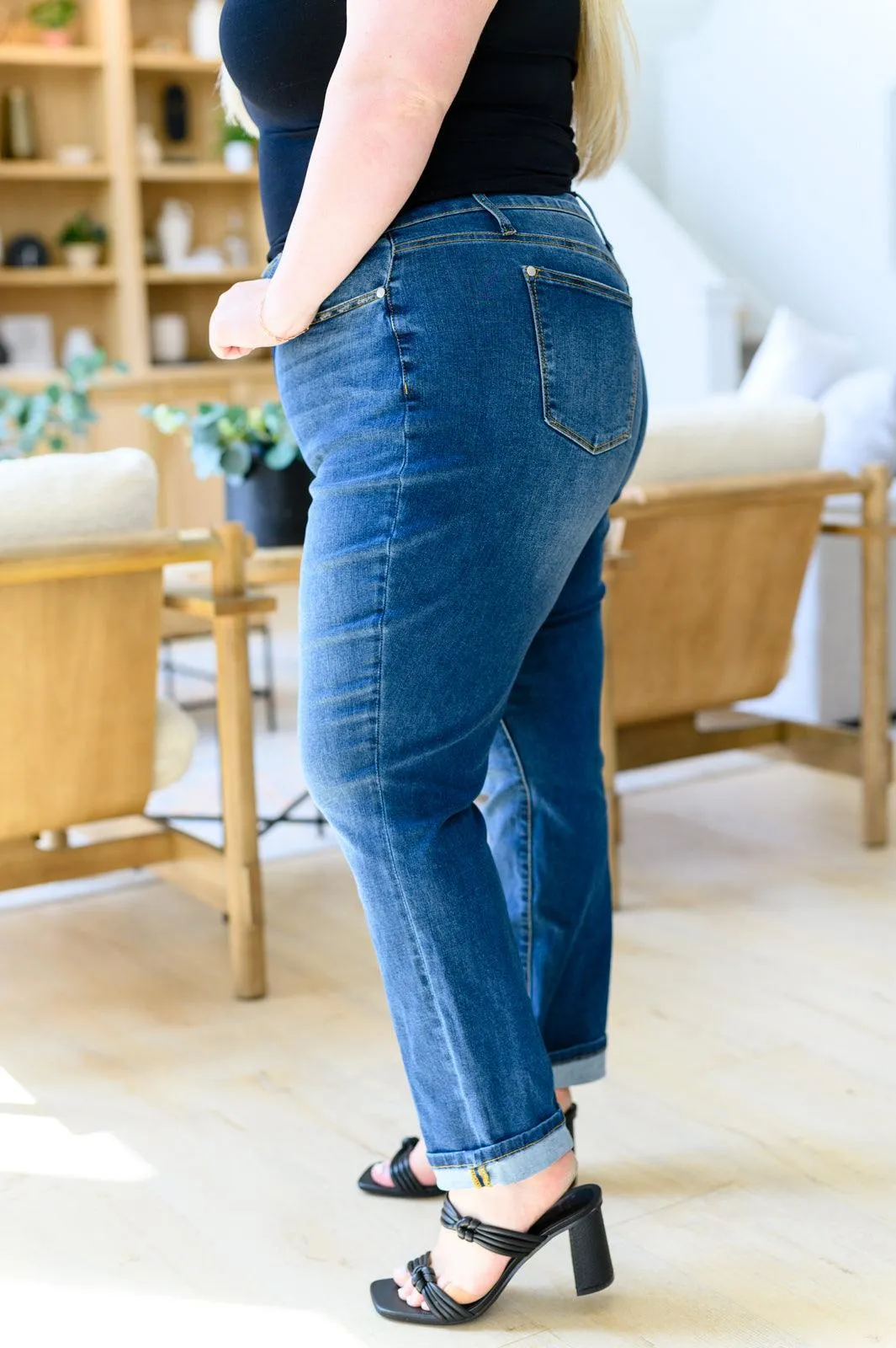Hazel Blues® |  Downtown High Rise Boyfriend Jeans