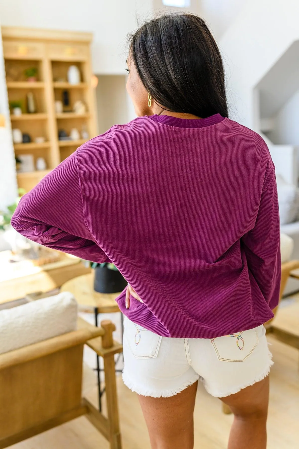 Hazel Blues® |  Get 'Em Cowgirl Textured Sweater
