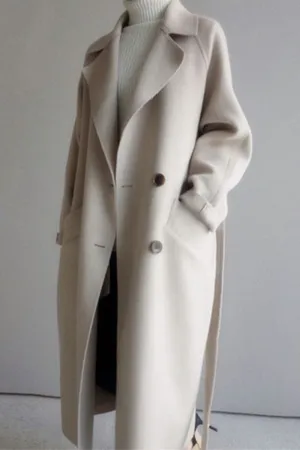 HCR1179 Classic Camel Trench Coat Outerwear