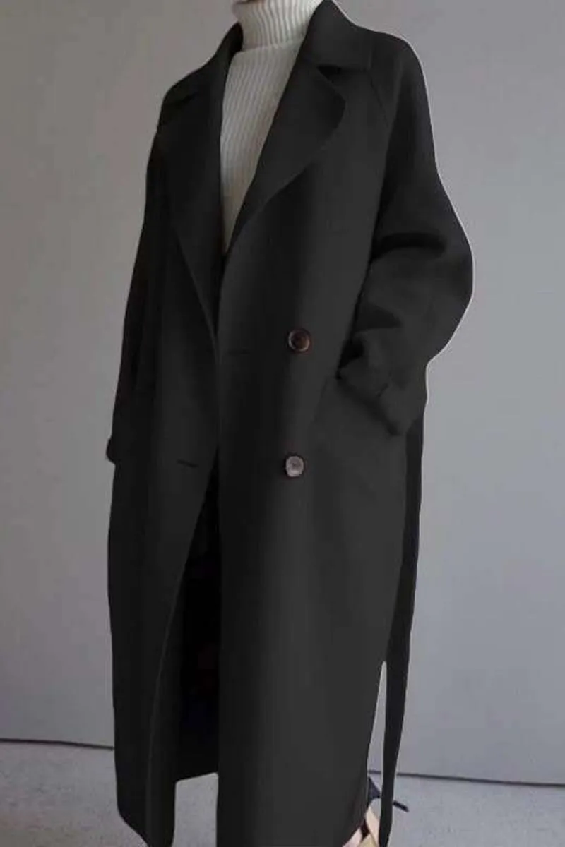 HCR1179 Classic Camel Trench Coat Outerwear