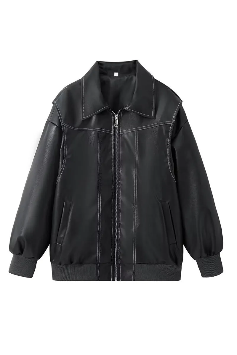 HCS1104 Effortless Cool Oversized Jacket Outerwear