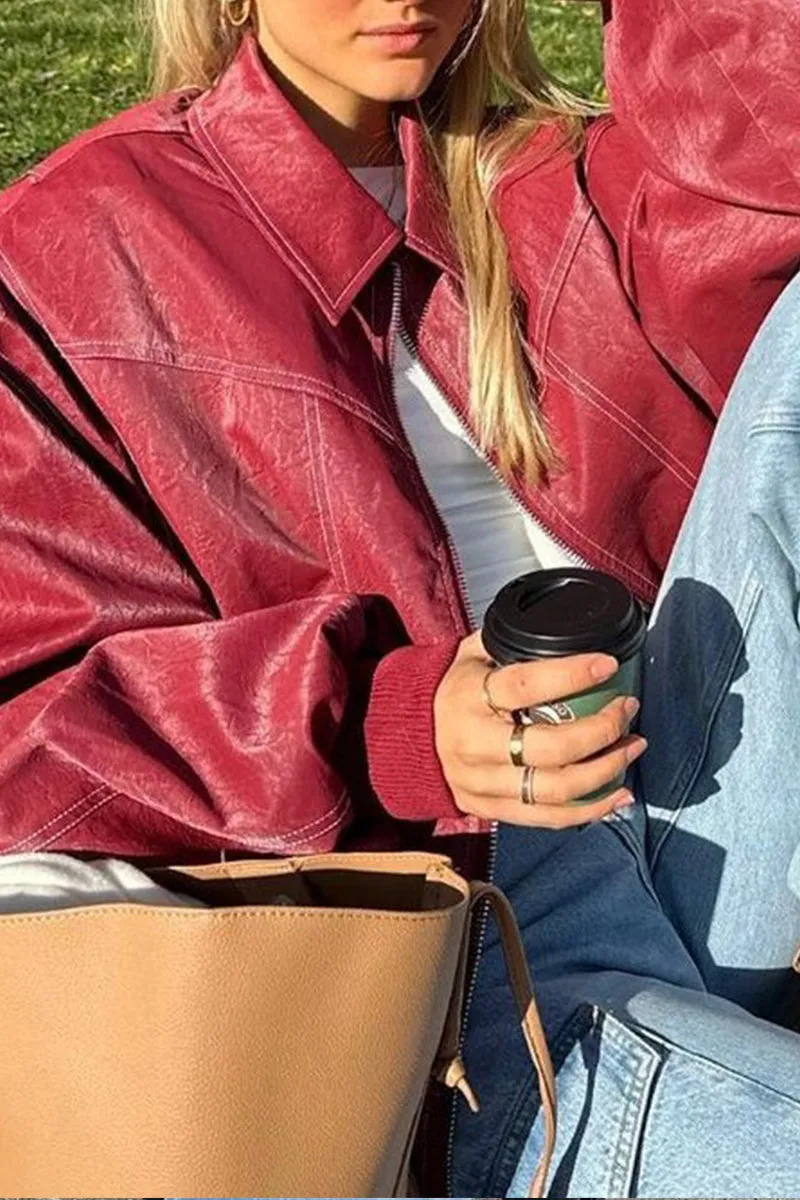 HCS1104 Effortless Cool Oversized Jacket Outerwear