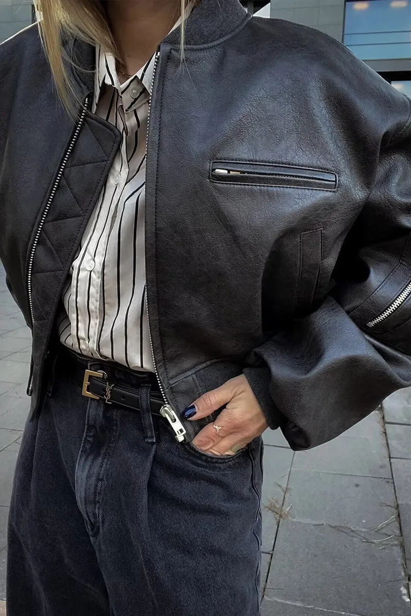HCT1098 City Chic Bomber Outerwear