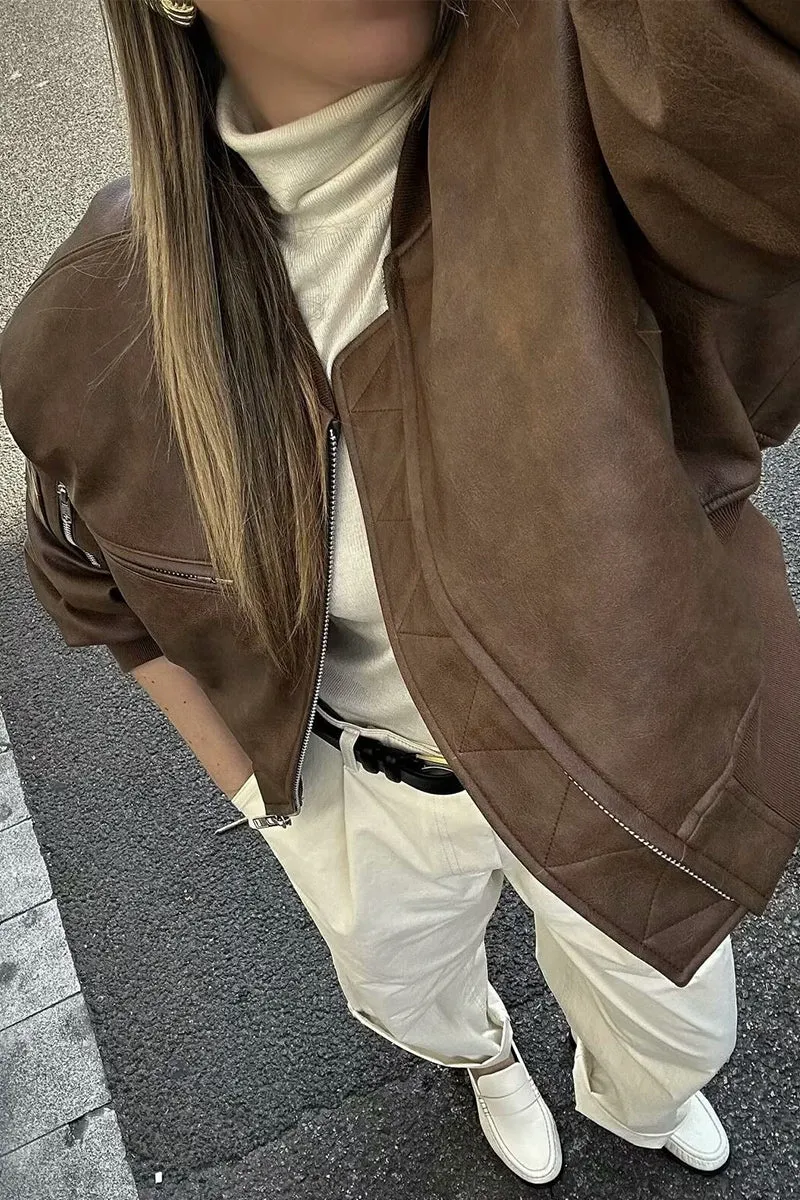 HCT1098 City Chic Bomber Outerwear