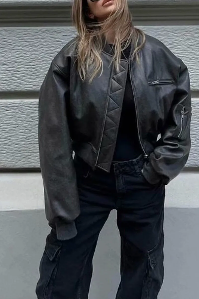 HCT1098 City Chic Bomber Outerwear
