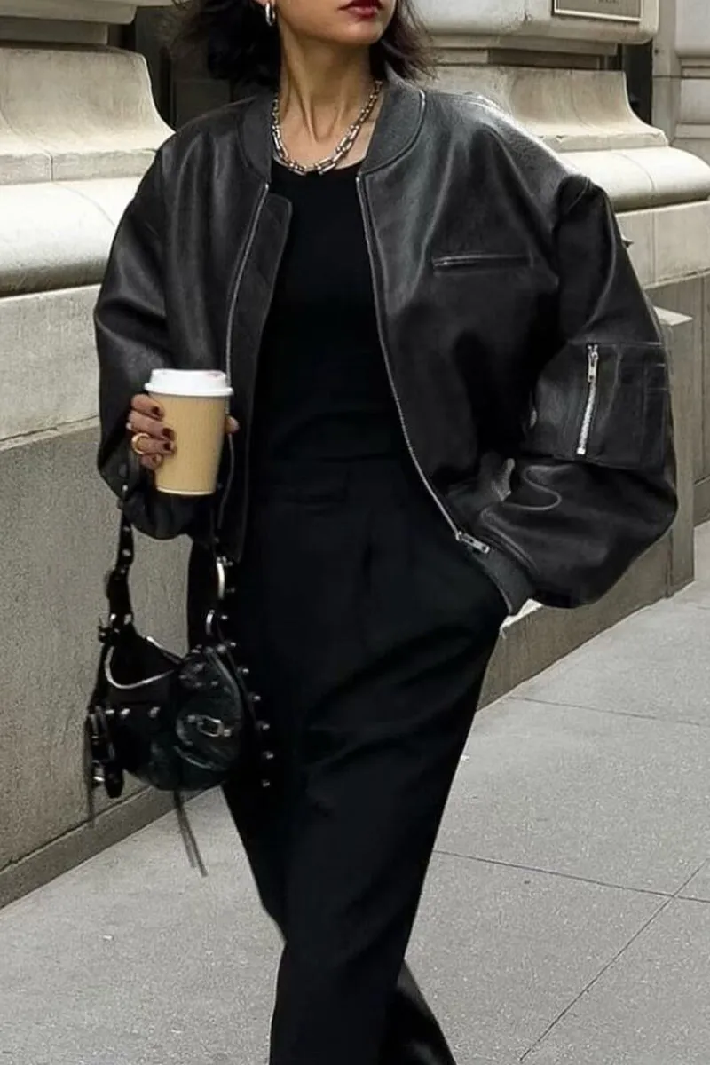 HCT1098 City Chic Bomber Outerwear