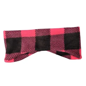 HEADBAND BUFFALO CHECK FUCHSIA