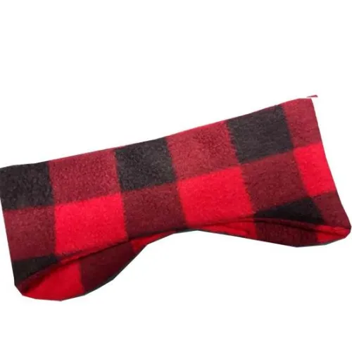 HEADBAND BUFFALO CHECK RED