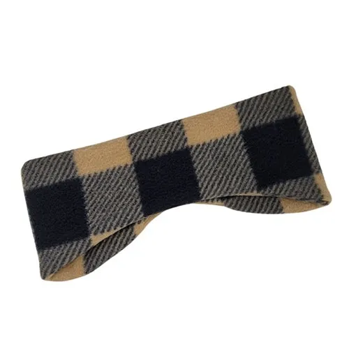 HEADBAND BUFFALO CHECK TAN