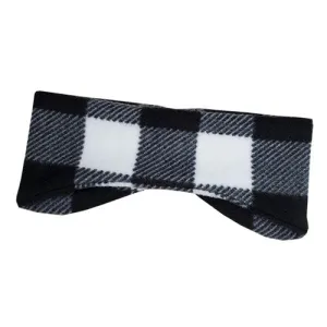 HEADBAND BUFFALO CHECK WHITE