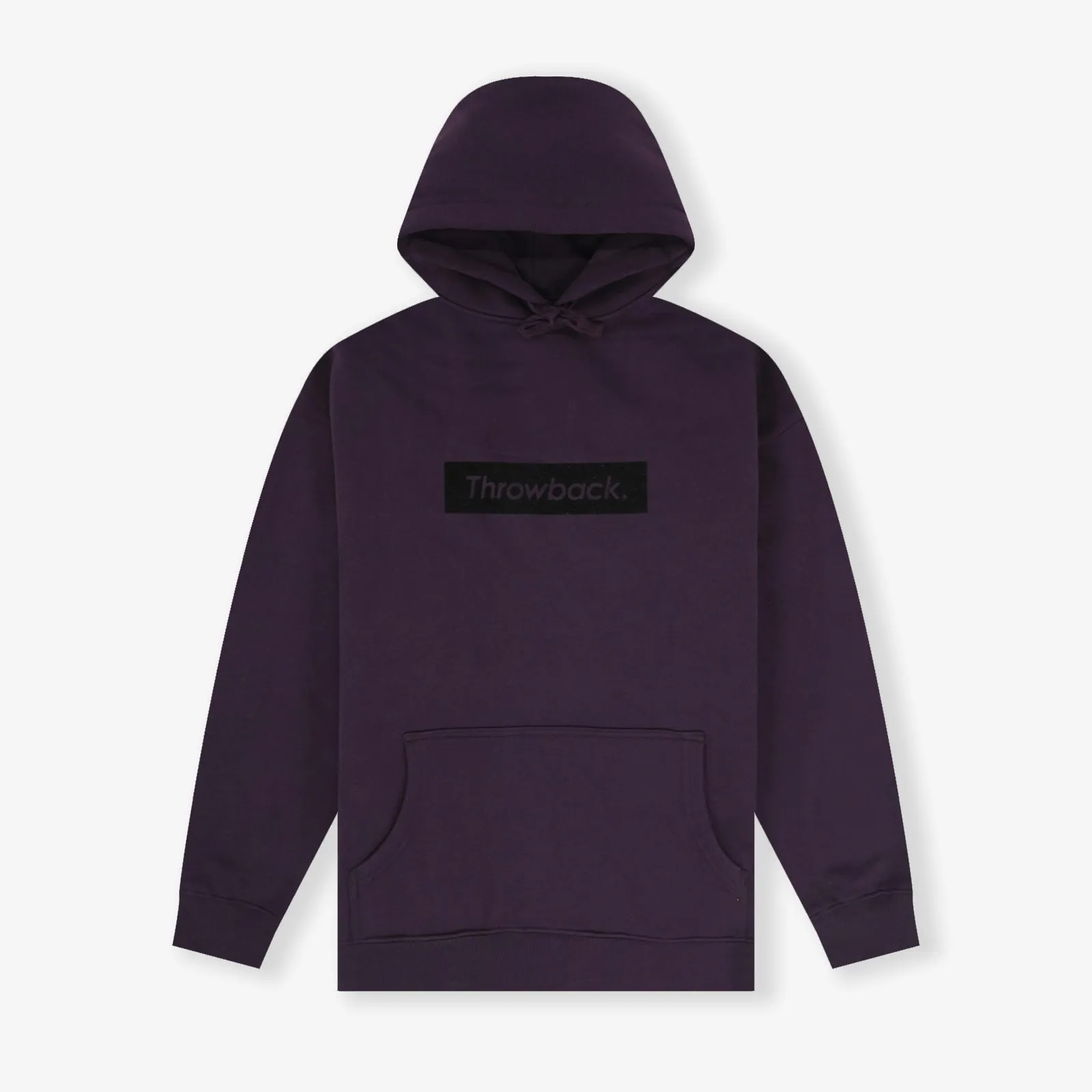 Headline Box Logo Hoodie - Plum