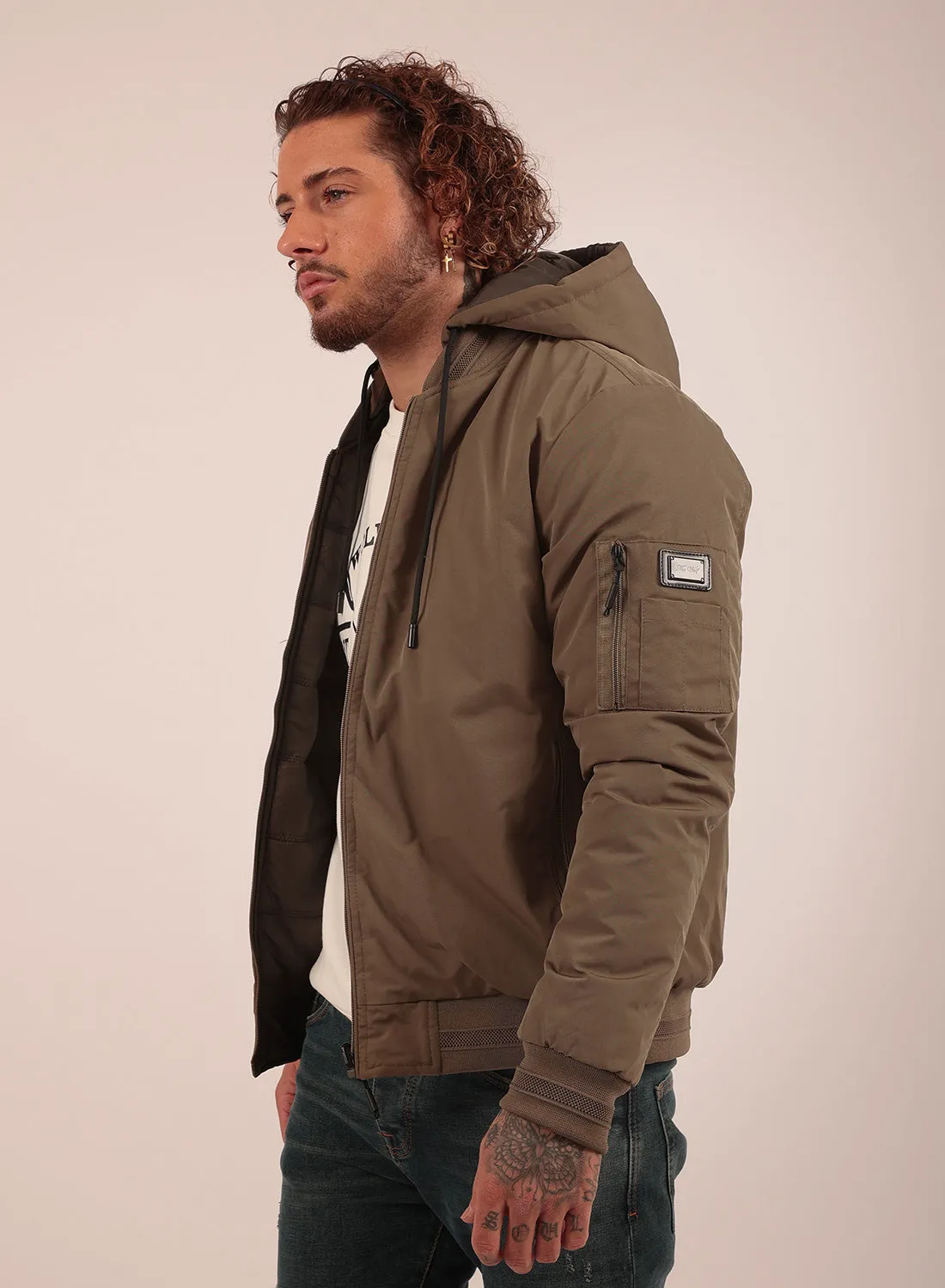 Heritage Reversible Jacket in Khaki