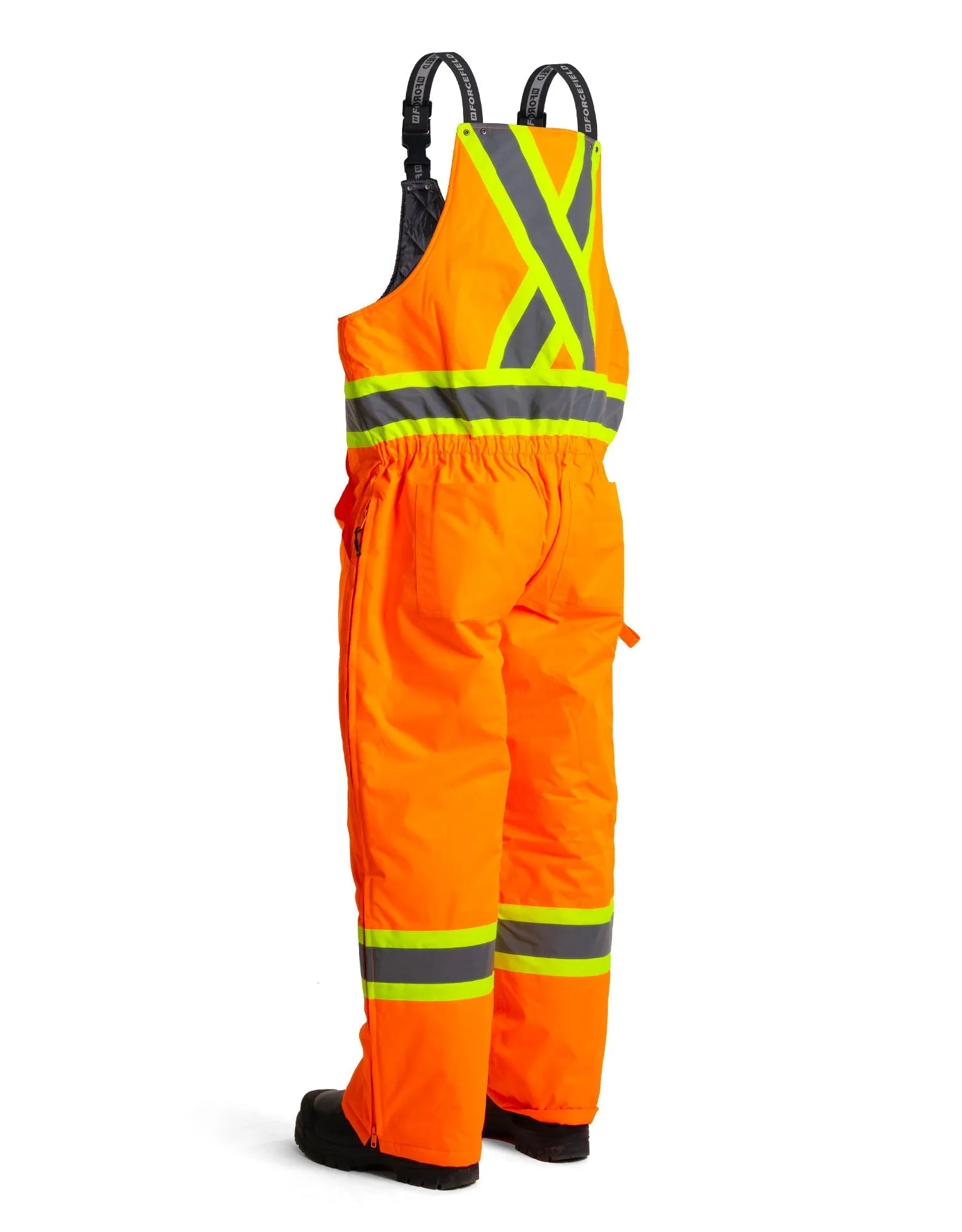 Hi-Vis Flame-Resistant (FR)   Ripstop Heavy Weight Lined Bib Pants