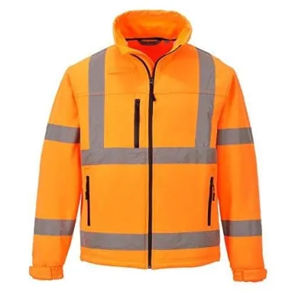 Hi Visibility Fleece lined Softshell Jacket Portwest - S424