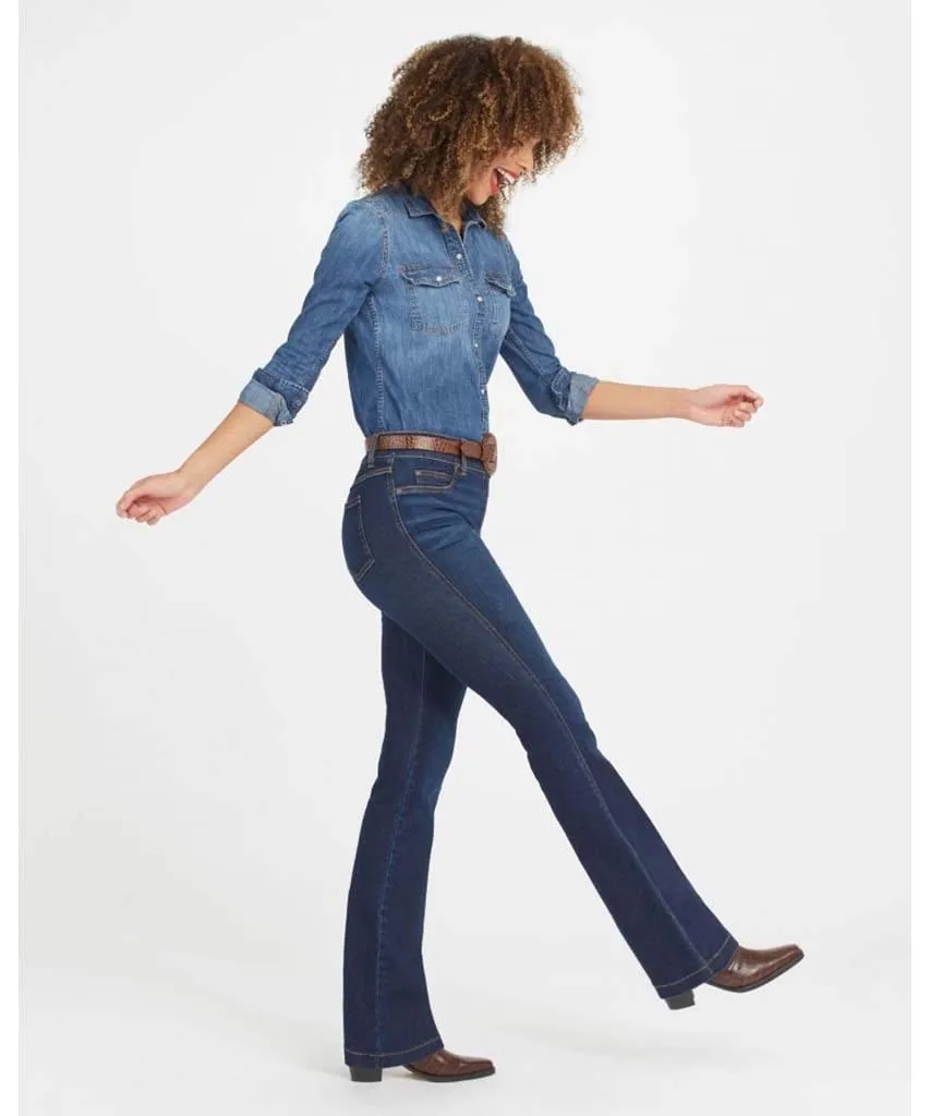 High Rise Flare Jean Midnight Shade