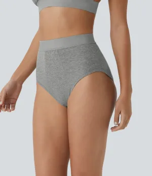 High-Stretch Skin-Friendly High-Waisted Lounge Panties | Soft & Comfortable