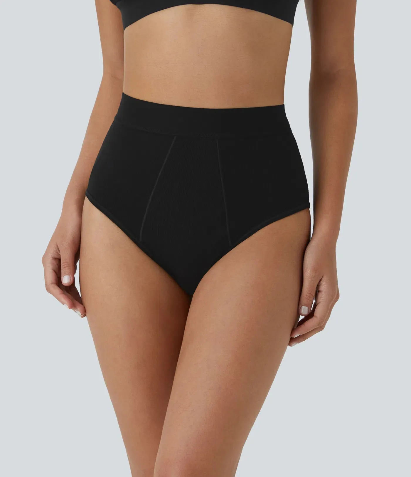 High-Stretch Skin-Friendly High-Waisted Lounge Panties | Soft & Comfortable