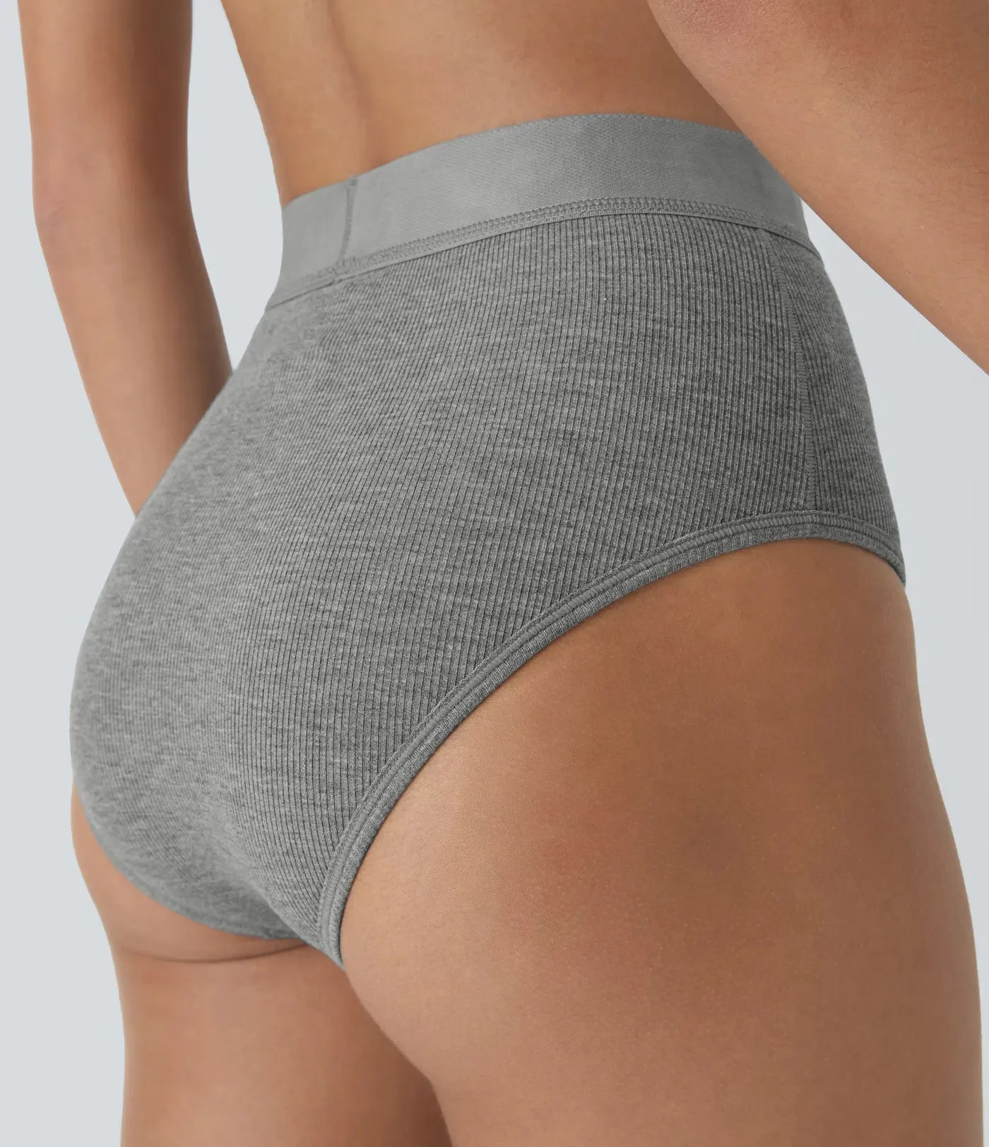 High-Stretch Skin-Friendly High-Waisted Lounge Panties | Soft & Comfortable